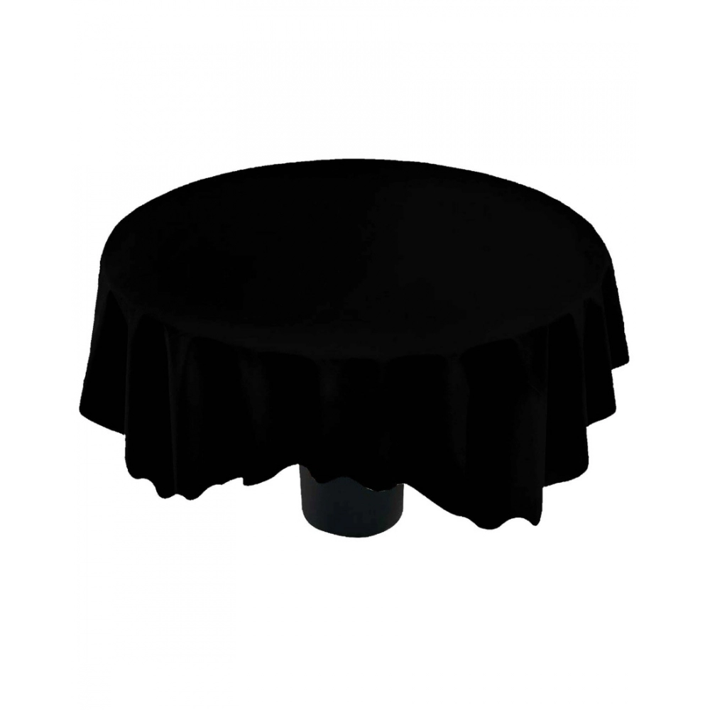 Generic Solid Cotton Plain Table Cloth (Black) - Image 3